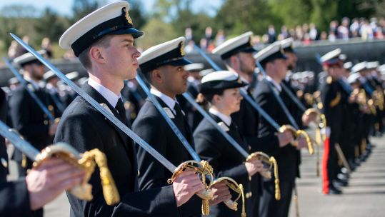 Royal Navy Officer cadets reported lower training experience satisfaction in the last six years (Picture: Royal Navy) 