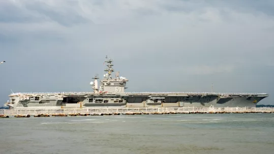  USS Eisenhower departs from Naval Station Norfolk to Eastern Mediterranean