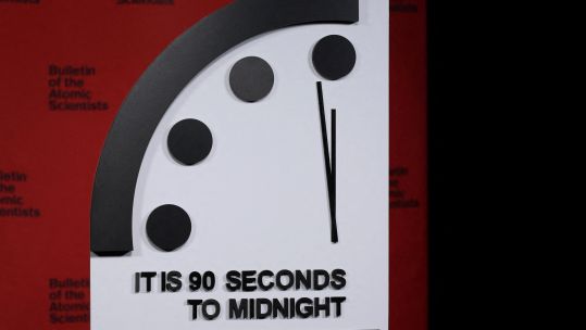 'Doomsday Clock' moves to 90 seconds to midnight as nuclear threat rises 24012023 CREDIT Reuters