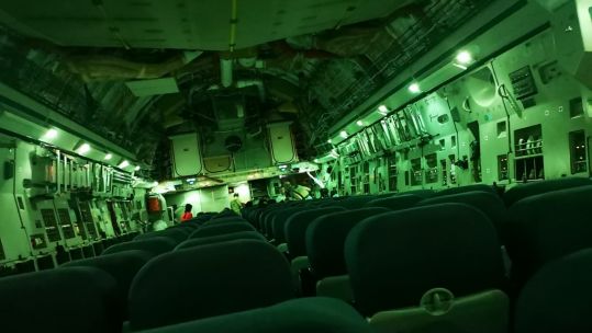 The "empty" flight that Paul 'Pen' Farthing's wife travelled on 