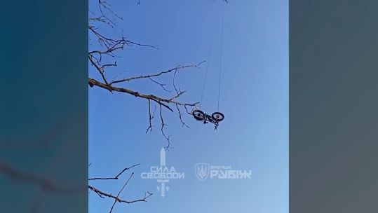 010825 Drone air dropping ebike CRED Credit The Force for Freedom 