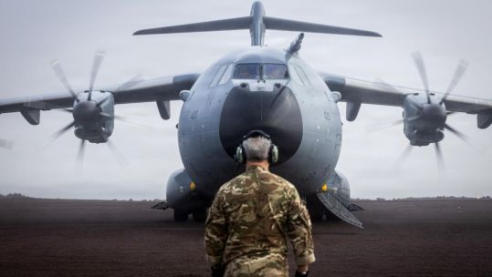 The A400M Atlas is a cornerstone of the UK's air mobility capability (Picture: US Department of War)