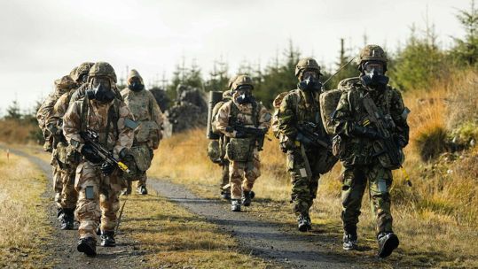 CBRN readiness will be tested, with assessments focused on units arriving equipped, prepared and capable of operating effectively in a contaminated environment (Picture: MOD)