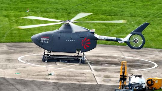 The Proteus uncrewed rotary-wing technology demonstrator is developed by Leonardo