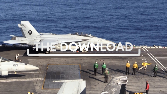 The US has said an Iranian drone has been shot down as it approached USS Abraham Lincoln