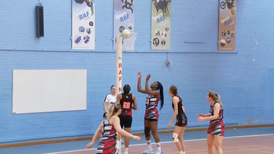 04032026 Royal Navy netball score v Army in Inter Services 2026 Credit BFBS.jpg 