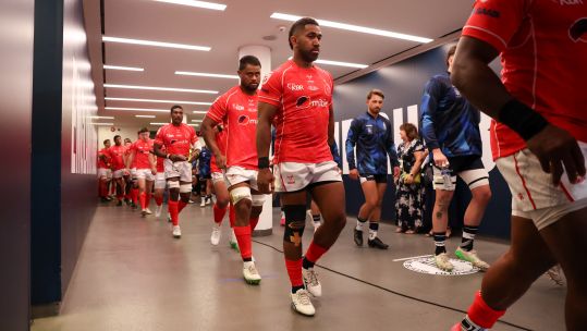 03052025 Mitieli Vulikijapani walking out for Army rugby union v Navy in 2025 at Allianz Stadium Credit Alligin Photography