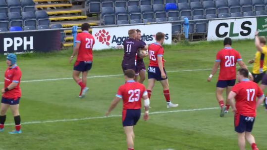 04072026 UKAF celebrate try v North of England XV Credit UK Armed Forces Rugby