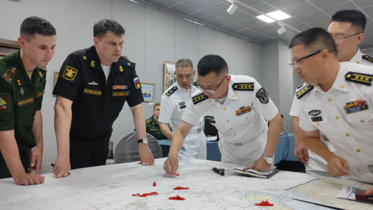 040825 Russia and China train joint drills in Sea of Japan CRED Russian Pacific Fleet