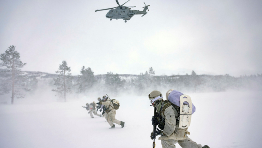 2 Para were deployed to northern Norway, as part of the JEF Exercise Joint Viking 23 