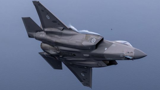 A Royal Australian Air Force F-35A on Exercise Bersama Lima 25
