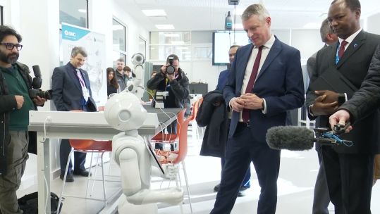 05022026 Luke Pollard announced new student investment at University of Portsmouth CREDIT BFBS