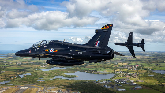 05072025 Hawk T2 aircraft from 4 Squadron at Royal Air Force Valley CRED MOD