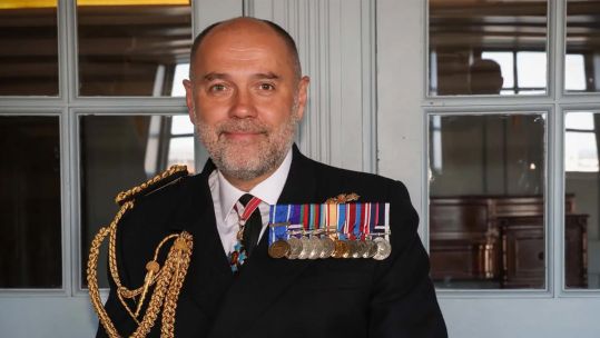 Vice Admiral Steve Moorhouse has taken over as Fleet Commander 