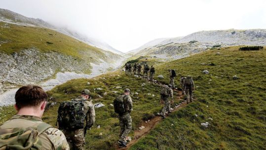 Personnel from the Royal Marines are taught the mnemonic during mountain training
