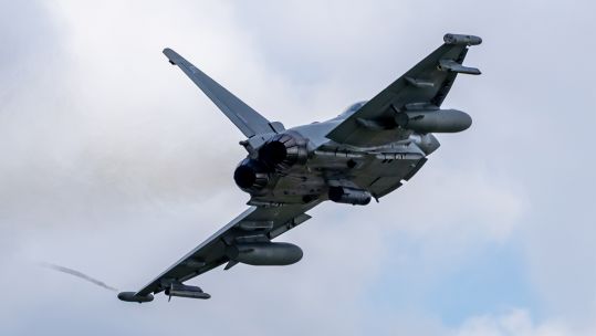 The Typhoon's primary focus is to fulfil the Quick Reaction Alert role - protecting the skies of the United Kingdom