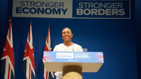 Mrs Badenoch said that the country should not drift in trying to solve UK-wide problems (Picture: PA)