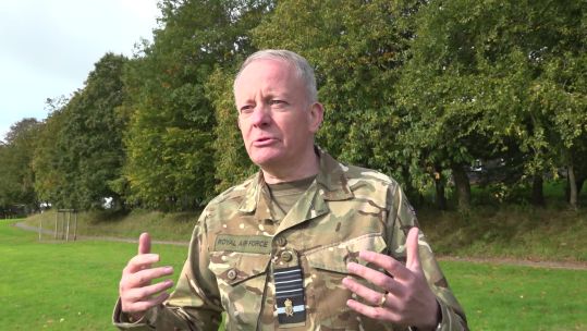 CDS speaking to BFBS at Ex Cambrian Patrol (Picture: BFBS)