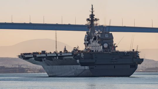 Izumo-class aircraft-carrying multi-functional cruiser JS Kaga was commissioned in 2017 and under current rules will be decommissioned in 2042