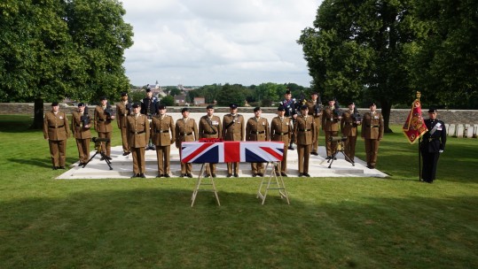 Royal Tank Regiment at unknown soldiers burial