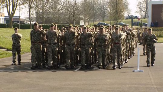 1 YORKS parade