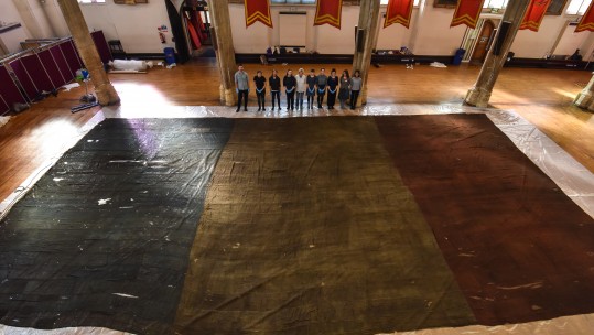Captured Le Genereux Flag