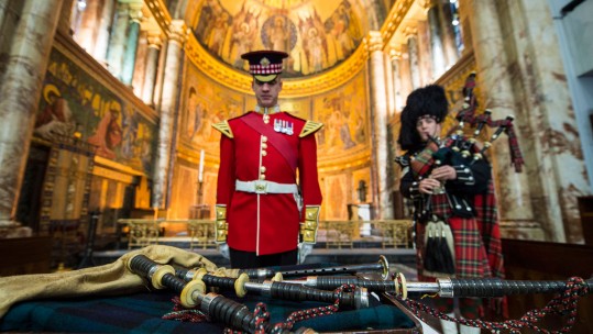 100 Year Old Bagpipes Arrive In London To Mark Battle Of The Somme