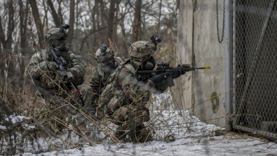 U.S. Army and South Korean Army take part in Exercise Warrior Strike IX