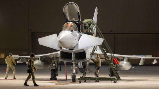 British pilots have now racked up more than 230 flying hours in defence of the Eastern Mediterranean