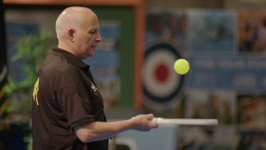 10072026 Pickelball in action at NEC Invictus Games One Year to Go event Credit BFBS.jpg 