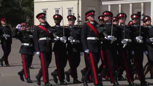 The men and women passing out will be leading their soldiers for years to come, and those years ahead could include armed conflict (Picture: BFBS)