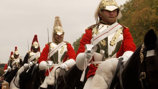 The event marked the end of five weeks of hard ceremonial graft for the cavalry troopers