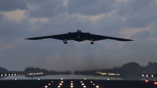 US Air Force B-2 Spirit stealth bombers like this were in action against Iran on the first day of Epic Fury