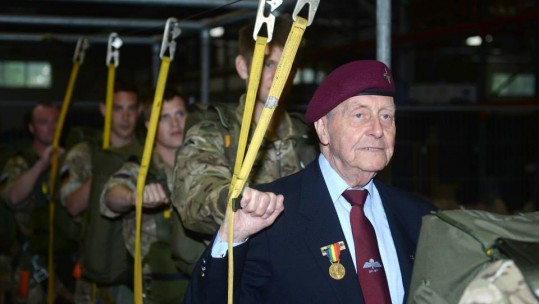 Veterans Transported Back in Time With Modern-Day Paratroopers