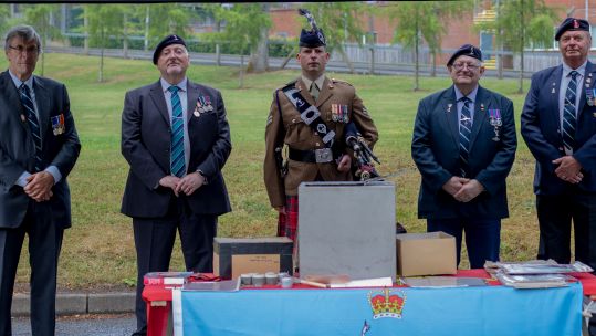 Royal Signals 233 Sqn Time Capsule. Credit Royal Signals