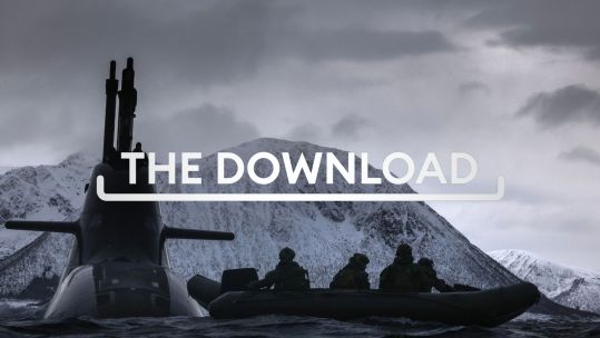 Royal Marines hitch a ride on a German submarine during Exercise Cold Response Download TN