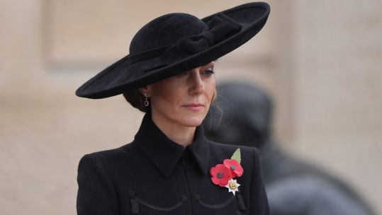 The Princess of Wales attends the Service of Remembrance to mark Armistice Day at the National Memorial Arboretum in Alrewas, Staffordshire
