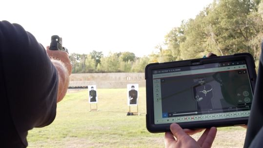 The VictoR target detection device provides real-time data of targets and where they were hit