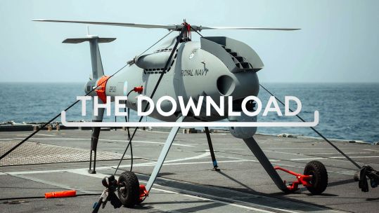 Peregrine drone with Royal Navy Download TN CRED MOD