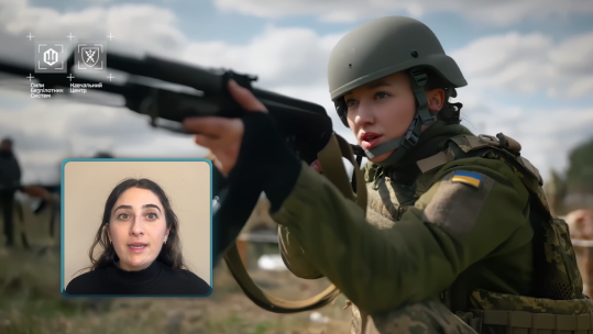 130526 Ukrainian female soldier CREDIT Ukrainian Drone Forces Learning Centre