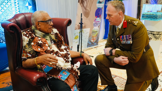 Fijian president visits Tidworth