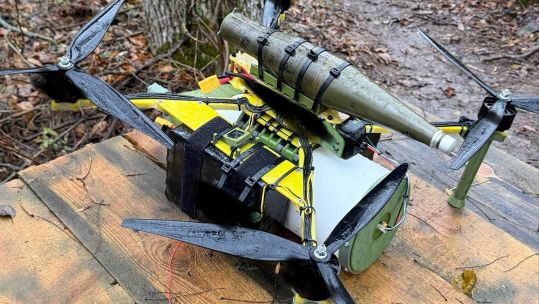  Ptashka published a video on its Telegram channel showing what it claimed is an FPV drone fitted with a 50km (31-mile) long spool 