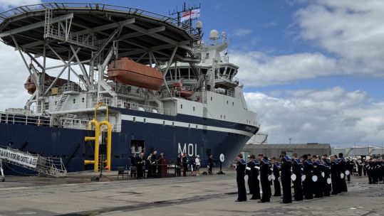 HMS Striling Castle ceremony