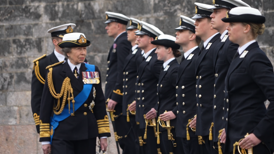 160426 Princess Anne BRNC CREDIT FORCES NEWS