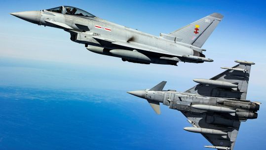 16052025 RAF Typhoons from 41 Squadron CREDIT MOD