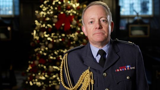 Air Chief Marshal Sir Rich Knighton delivers a Christmas message in which he also thanks forces families for their support