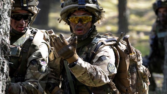Gurkhas Lead UK Contribution To Latvia NATO Exercise Gurkhas Lead UK Contribution To Latvia NATO Exercise