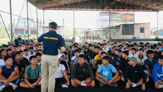  First stage of Gurkha recruiting process 