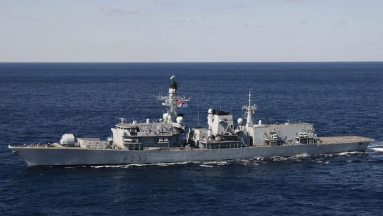 HMS Richmond on patrol in the Red Sea in February 2024 (Picture: Royal Navy)