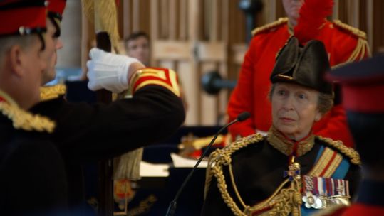 Princess Anne during the Ceremony at Salisbury Cathedral